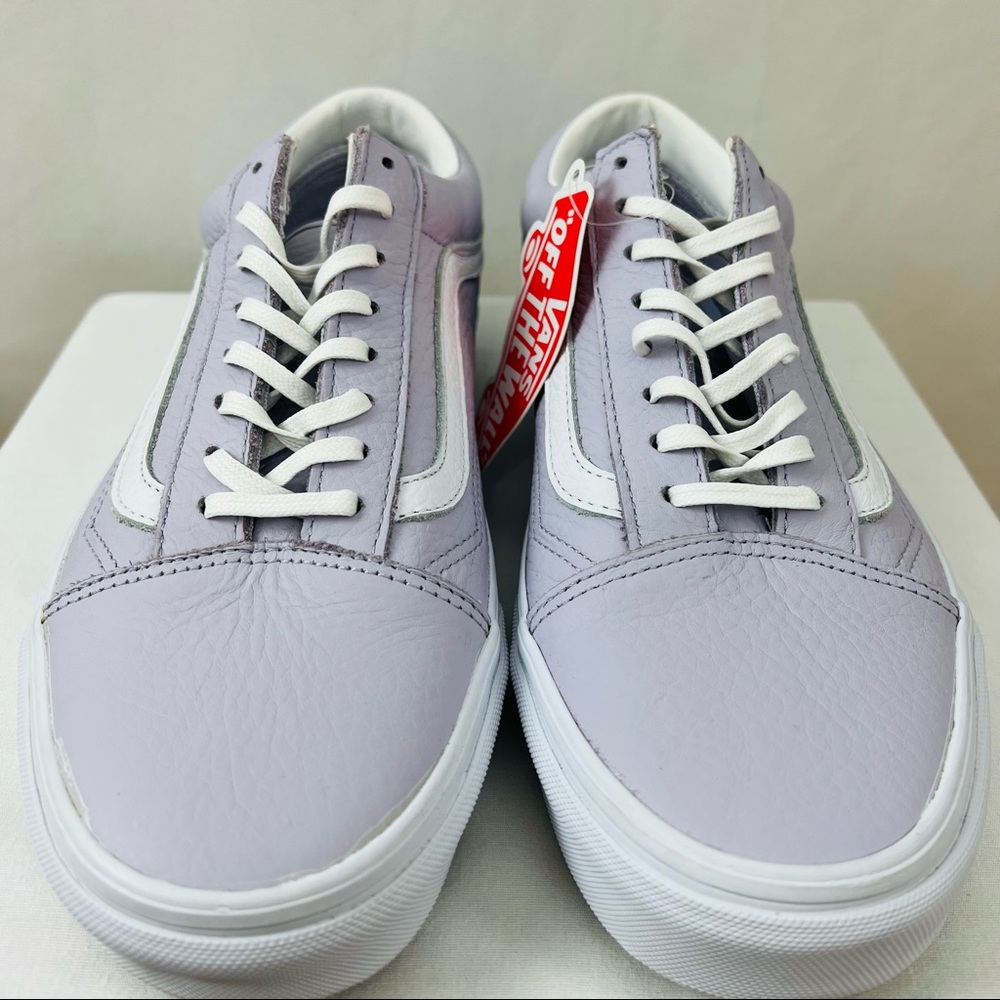 Unisex Lavender Vegan Leather Shoes - Picture 5 of 12